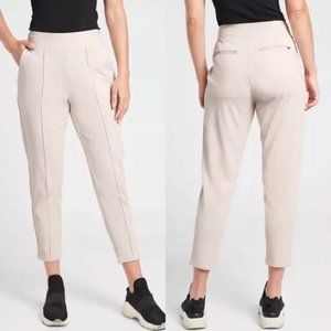 Athleta Venice Pintuck Pants in Ivory Women's Small